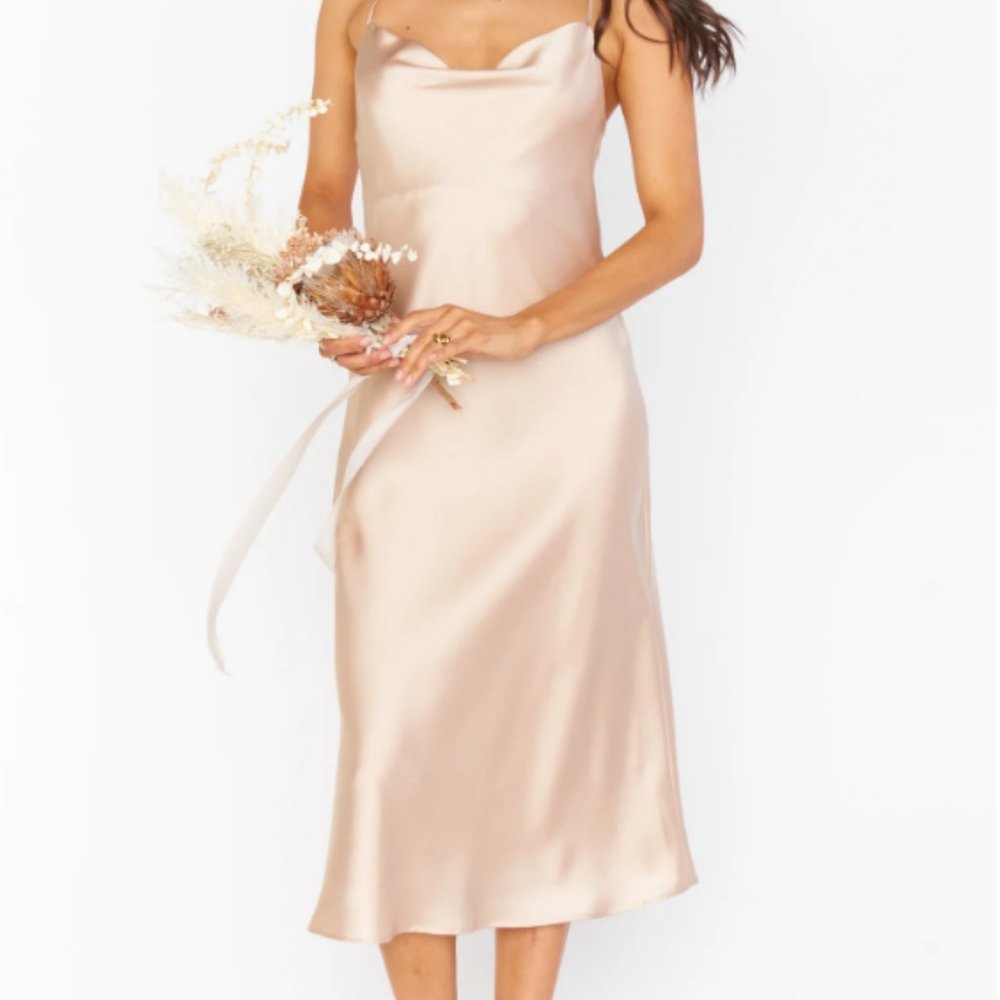 Show Me Your MuMu Verona Cowl Midi Dress